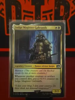 Judge Magister Gabranth - 230 - Foil - FIN - NM - MTG Magic the Gathering - Image 1