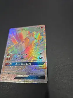 Pokemon Entei GX TCG Shining Legends Holo Card 74/73 Secret Hyper Rainbow Rare - Image 3