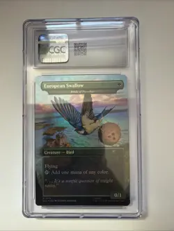 CGC 9 MTG African European Swallow Birds Of Paradise FOIL Monty Python SL 1675 - Image 2