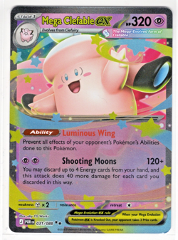 2026 Pokemon TCG Mega Evolution Perfect Order #031/088 Mega Clefable EX RR - Image 1
