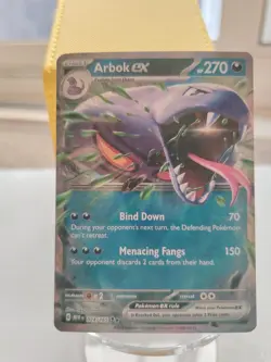 Pokemon TCG Arbok ex Holo Double Rare SV: Scarlet & Violet 151 024/165 NM - Image 1