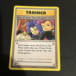 Here Comes Team Rocket! 113/108 Secret Rare Evolutions Pokemon LP - Image 1