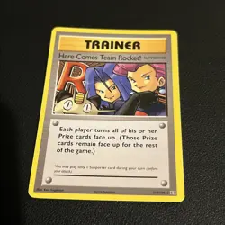 Here Comes Team Rocket! 113/108 Secret Rare Evolutions Pokemon LP - Image 2