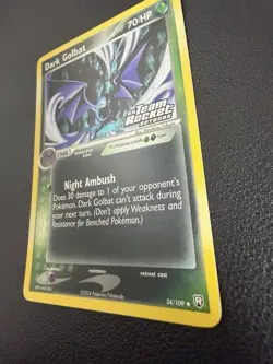 Pokemon TCG Dark Golbat EX Team Rocket Returns 34 Reverse Holo Uncommon NM - Image 2