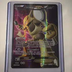 Pokemon TCG Alakazam EX Full Art Holo Ultra Rare Fates Collide 117/124 - Image 1