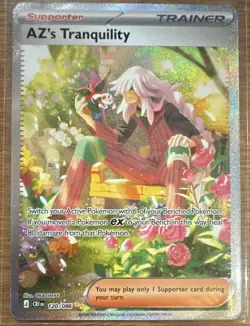 AZ's Tranquility Trainer-Supporter Full Art Holo Chaos Rising 120/086 EN - Image 1