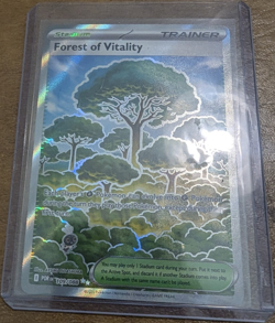 Pokemon TCG Forest of Vitality 109/088 Rare Holo Trainer Stadium POR EN - Image 1