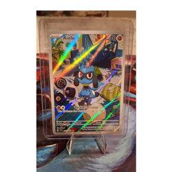 The Pokemon Company Riolu 215/198 SV01 Illustration Rare Full Art Holo🔥 - Image 1