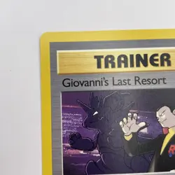 Giovanni's Last Resort 105/132 Gym Challenge NM Rare WOTC Pokemon TCG Vintage - Image 3