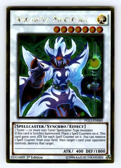Yugioh Arcanite Magician PGL3-EN060 Gold Rare - NM 💎 - Image 1