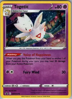 Togetic - SWSH276 Holo SWSH: Sword & Shield Promo Cards - Pokemon Card - NM - Image 1