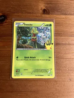 Pokemon TCG Treecko McDonald's Promo Card Holo 3/25 - Image 1