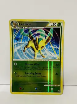 Leafeon 17/90 HGSS Undaunted Rare LP Pokemon Card 2010 - Image 1
