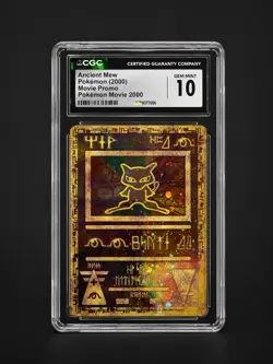 VINTAGE Pokemon TCG Ancient Mew 1 Movie 2000 Promo CGC 10 Gem Mint Holo - Image 1