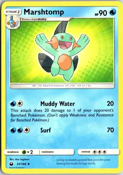 Marshtomp 34 UC Celestial Storm Pokemon NM/M - Image 1