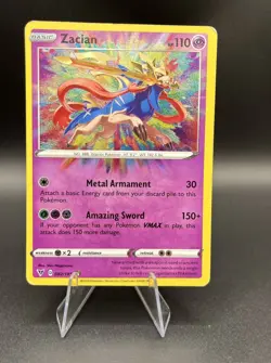 Pokemon TCG Zacian Vivid Voltage 082/185 Holo Rare- Beautiful Illustration 💫 - Image 1