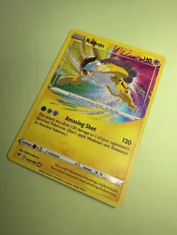 AMAZING RARE Raikou HOLO FOIL Pokemon Shield Sword Vivid Voltage 050/185 - NM - Image 1
