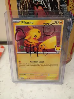 Pikachu (Pokemon Day 2026) 051/162 Two SWIRLS - SWIRL See Pictures Swirl🌀 - Image 1