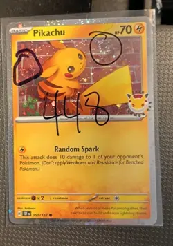 Pikachu (Pokemon Day 2026) 051/162 Two SWIRLS - SWIRL See Pictures Swirl🌀 - Image 3