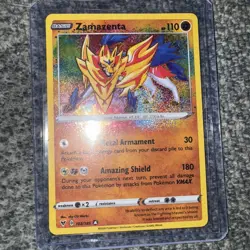 Zamazenta - 102/185 - Amazing Rare Vivid Voltage Pokemon NM - Image 1