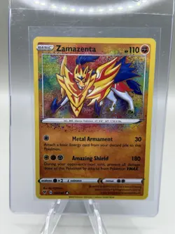 Pokemon - Zamazenta - 102/185 - Vivid Voltage - Holo - Amazing Rare NM - Image 1