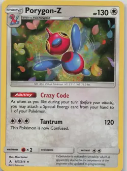 Porygon-Z 157/214 Holo Rare Unbroken Bonds Pokemon Holo Near Mint - Image 1