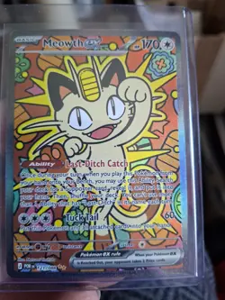 Pokemon TCG Perfect Order Meowth SIR 121/088 Pack Fresh - Image 1