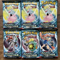 Pokemon TCG Scarlet & Violet Journey Together Booster Bundle 6 Packs Sealed - Image 1