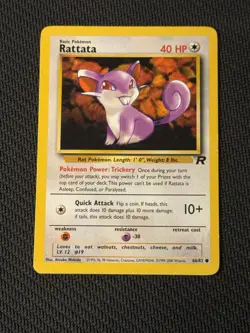 Rattata 66/82 - Pokemon Team Rocket 1 - Image 1