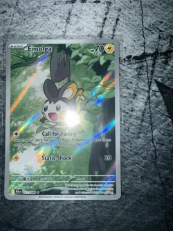 Pokemon Emolga 112/086 Illustration Rare Black Bolt Near Mint - Image 1