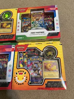 2x First Partner & 2x Pokemon Day 2026 Collection Box Lot Of 4 Factory Sealed - Image 3