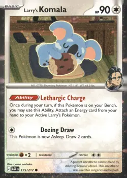 LARRY'S KOMALA (COSMO HOLO) 175/217 POKEMON NM/M - Image 1