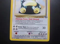 Pokemon - Snorlax 27/64 Rare Jungle - Image 3