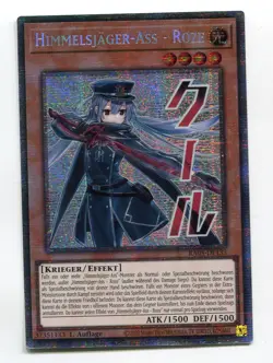 Yu-Gi-Oh! Himmelsjager Ass Roze Starlight Rare RA05-DE133 Stamped Art - Image 1