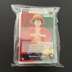 Monkey D. Luffy OP01-003 PRE ERRATA One Piece Demo Deck + Promo Pack - SEALED - Image 2