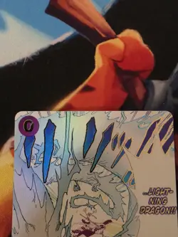 One Piece TCG English OP15-077 Lightning Dragon Event Alt Art Parallel - Image 2