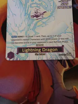 One Piece TCG English OP15-077 Lightning Dragon Event Alt Art Parallel - Image 3