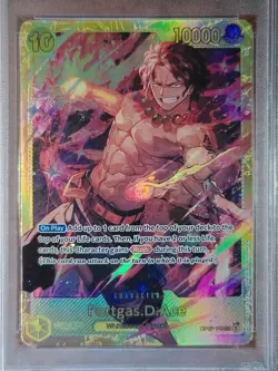 2024 One Piece OP07 Portgas D. Ace SEC #119 PSA 10 GEM MT - Image 3