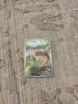 Pokemon TCG Koraidon EX Scarlet & Violet Flirt Illustration Rare promo card - Image 1