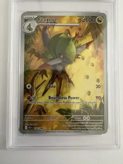 PSA 9 Fraxure 2025 Pokemon BLK EN-Black Bolt 146 IR. - Image 3