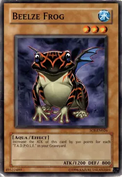Beelze Frog Common Effect Monster Unlimited Shadow of Infinity Yugioh - Image 1