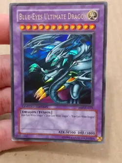 Yu-Gi-Oh.Blue-Eyes Ultimate Dragon. JMP-EN005. VL Played! Limited Edition! Holo! - Image 1
