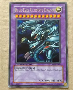 Yu-Gi-Oh.Blue-Eyes Ultimate Dragon. JMP-EN005. VL Played! Limited Edition! Holo! - Image 3