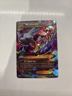 Pokemon TCG Mega M Latios EX Holo Ultra Rare Card Roaring Skies 59/108 - Image 1