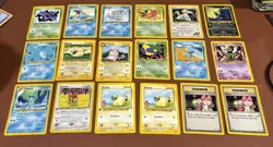 Vintage Pokemon - Lot 18 Cards WOTC Neo Era Mostly LP - Unlimited + 1st Edition - Image 1