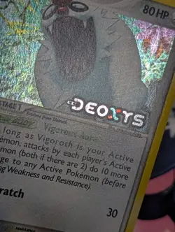Vigoroth 50/107 Ex Deoxys Reverse Holo Stamped Pokemon Card - Image 5