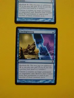 Clockspinning x2. Instant Magic the Gathering Card. Time Spiral as pictures - Image 5