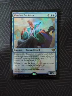 mtg pensive professor foil secrets of strixhaven - Image 1