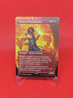 Seasoned Pyromancer (Borderless) Double Masters 2022 Regular - Image 1