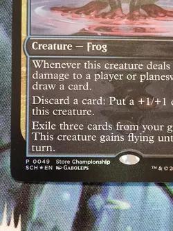 PSYCHIC FROG - Foil - Secrets Of Strixhaven - Store Championship Promo - Image 2